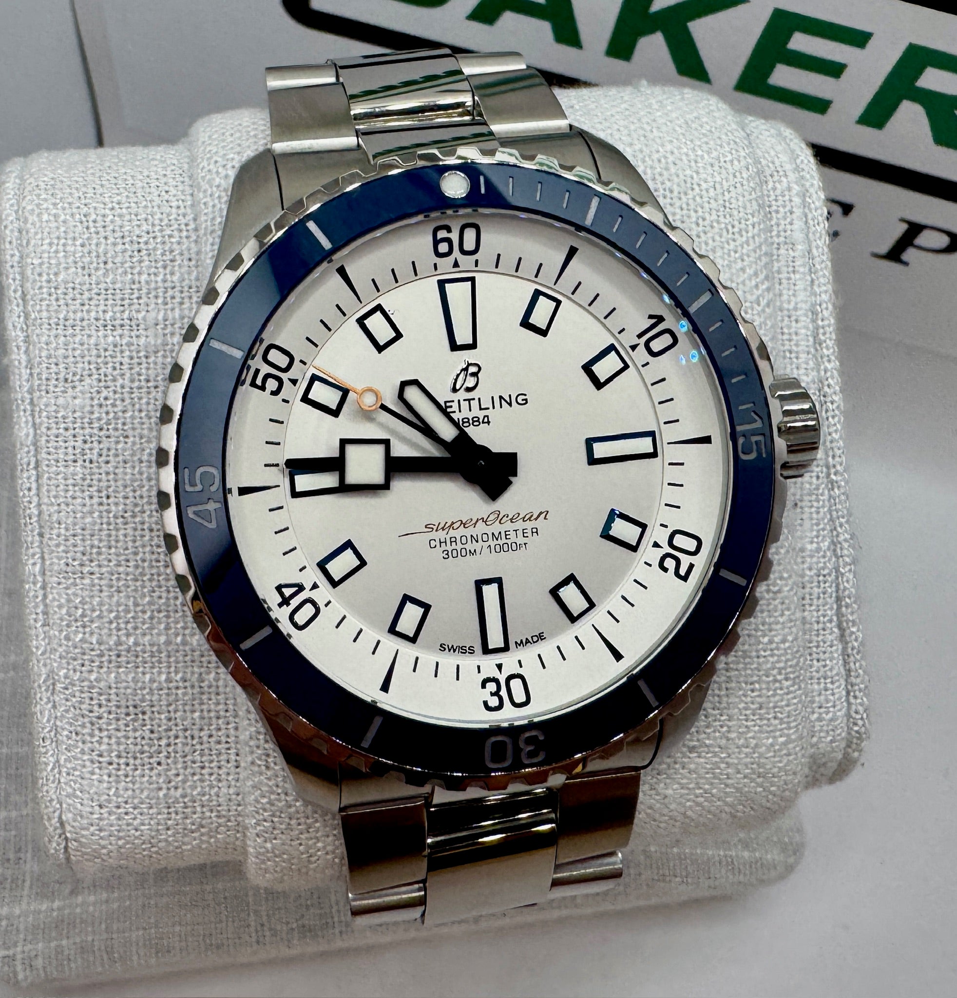 Case #76 Breitling Superocean Blue — Ref. A17375 —
