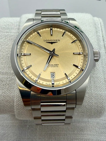 Case #122 — Longines Conquest 38mm “Champagne Dial” Ref. L3.720.4.62.6