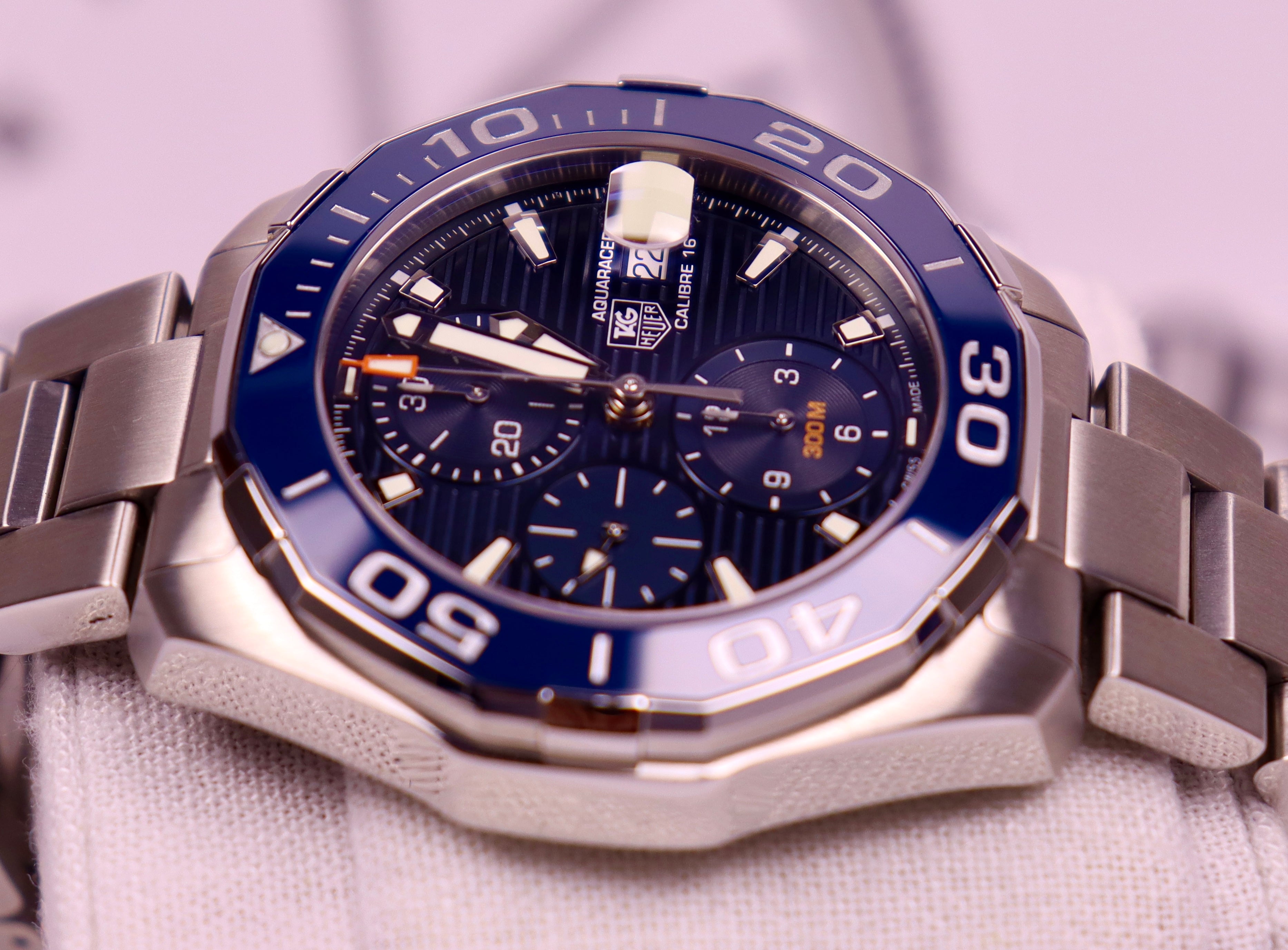 CASE #127 - TAG HEUER AQUARACER CHRONOGRAPH “TRIPLE BLUE” – REF. CAY211B.BA0927