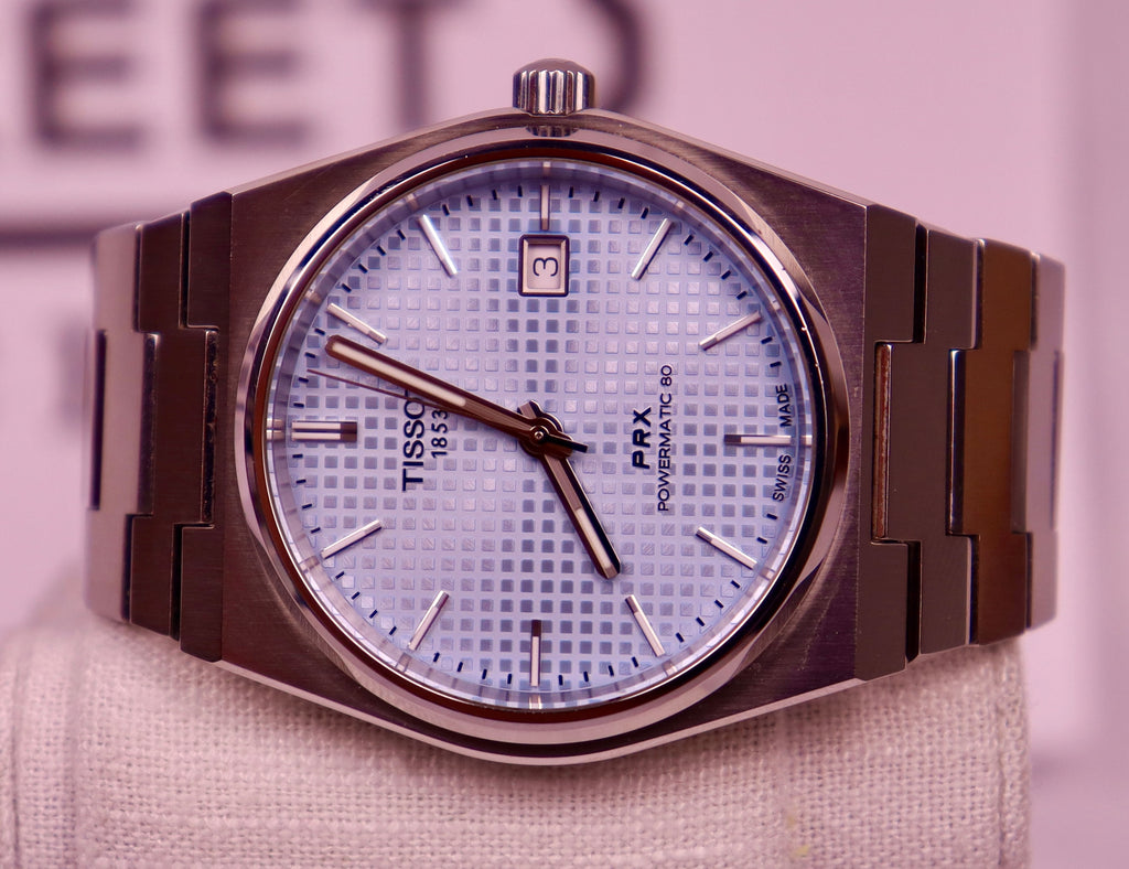 Case #495 — Tissot PRX Auto - Ice Blue Ref. T137407A