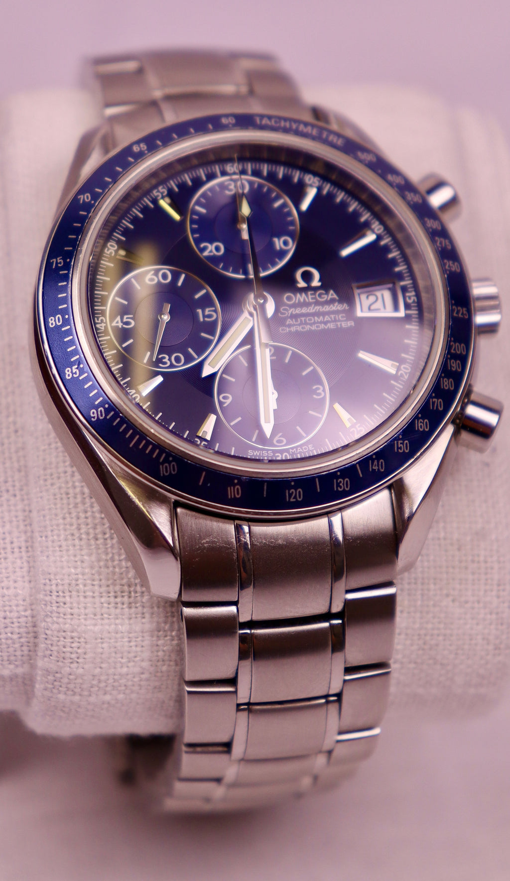 Case #288 — Omega Speedmaster Date Blue Ref. 3212.80.00