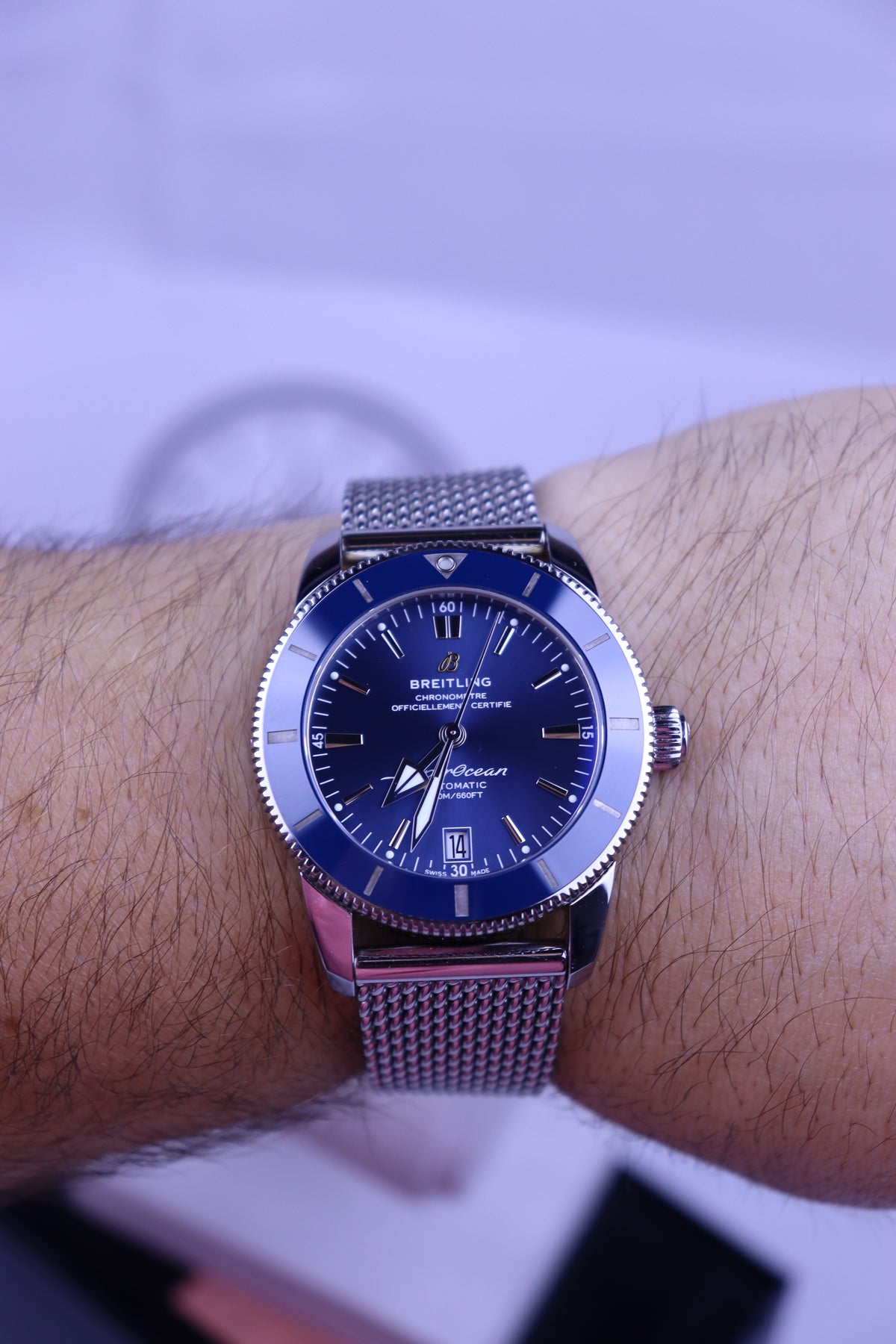 Case #674 — Breitling Superocean Heritage II 42MM Blue Ref. AB2010161C1A1