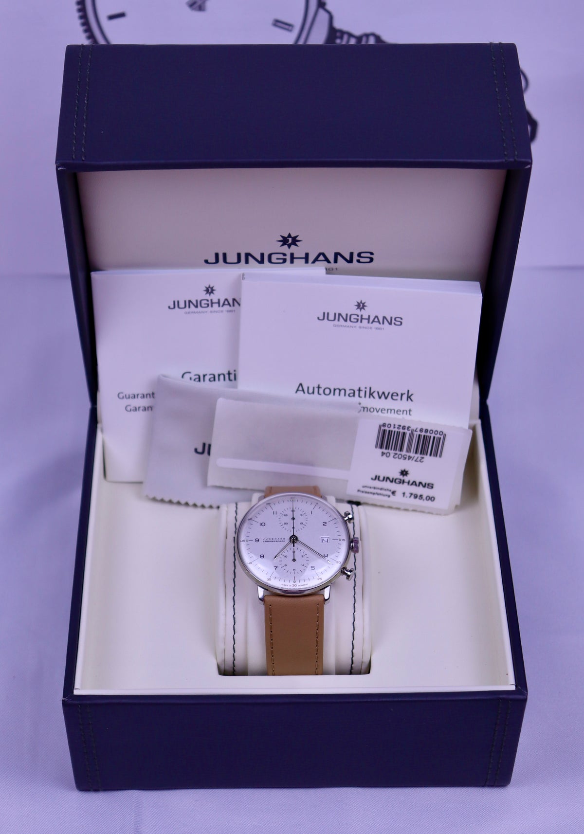 Case #673 — Junghans Max Bill Chronoscope Ref. 027/4502.04