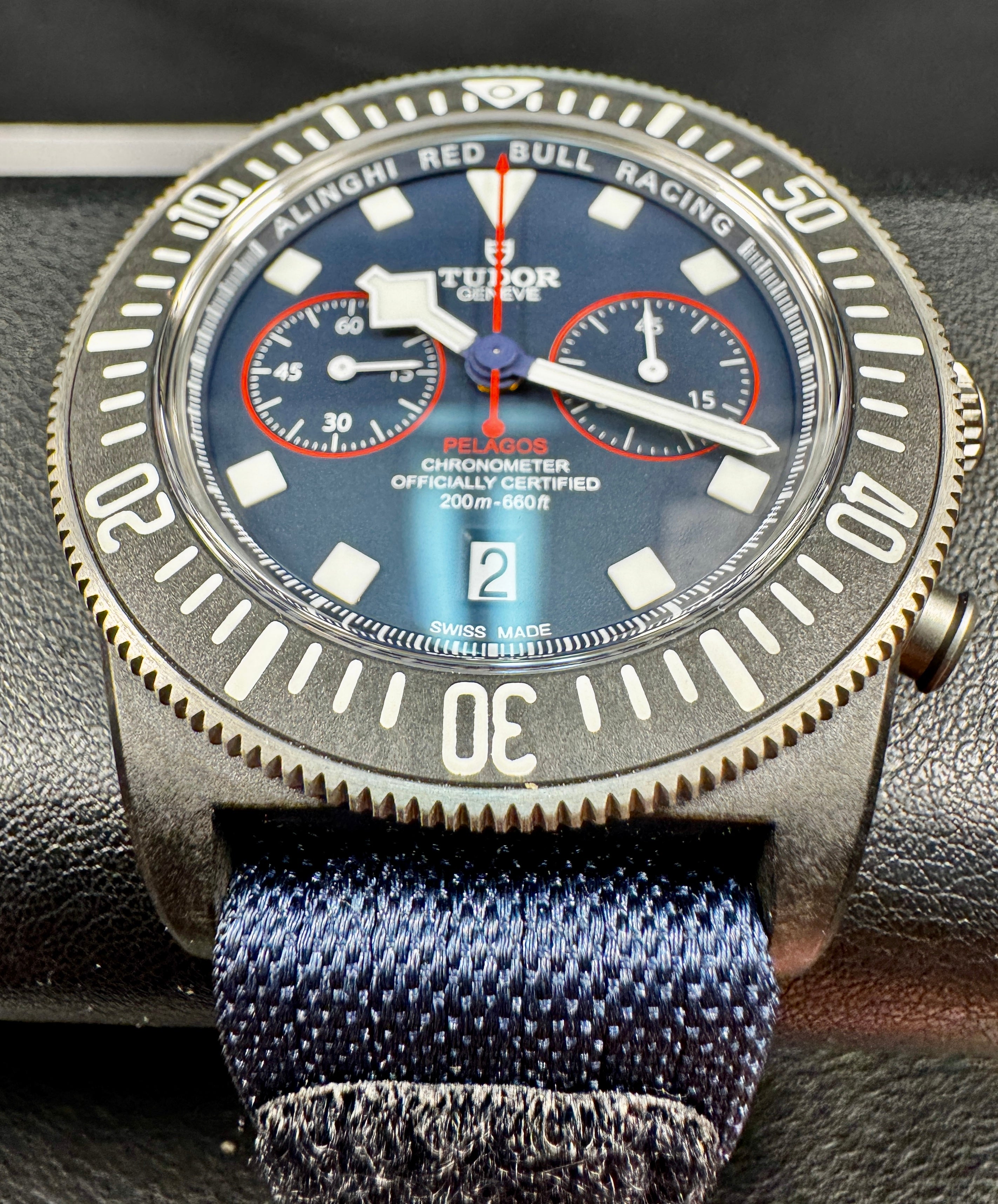 Tudor Pelagos FXD Chrono – Alinghi Red Bull Racing Edition - M25807KN-0001