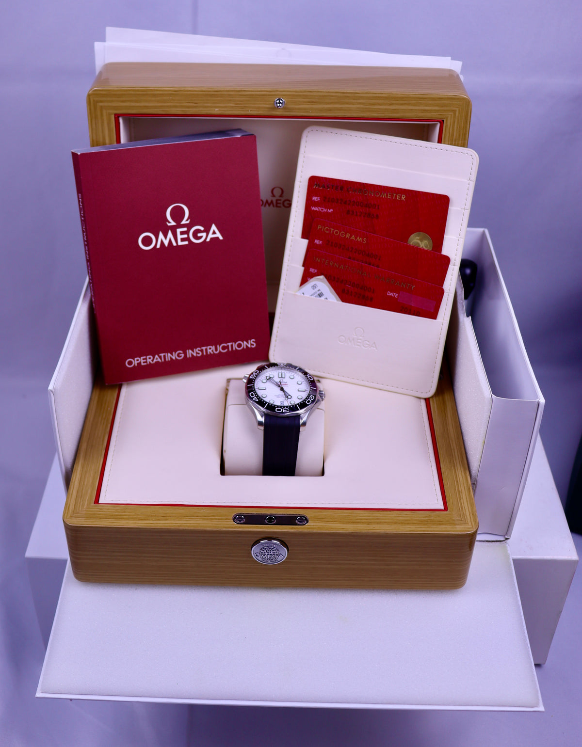 Case #652 — Omega Seamaster Professional 300 (White Rubber) Ref. 210.32.42.20.04.001
