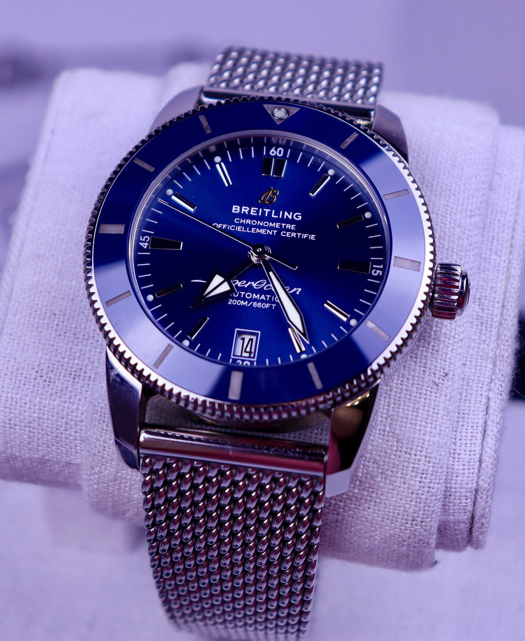 Case #674 — Breitling Superocean Heritage II 42MM Blue Ref. AB2010161C1A1