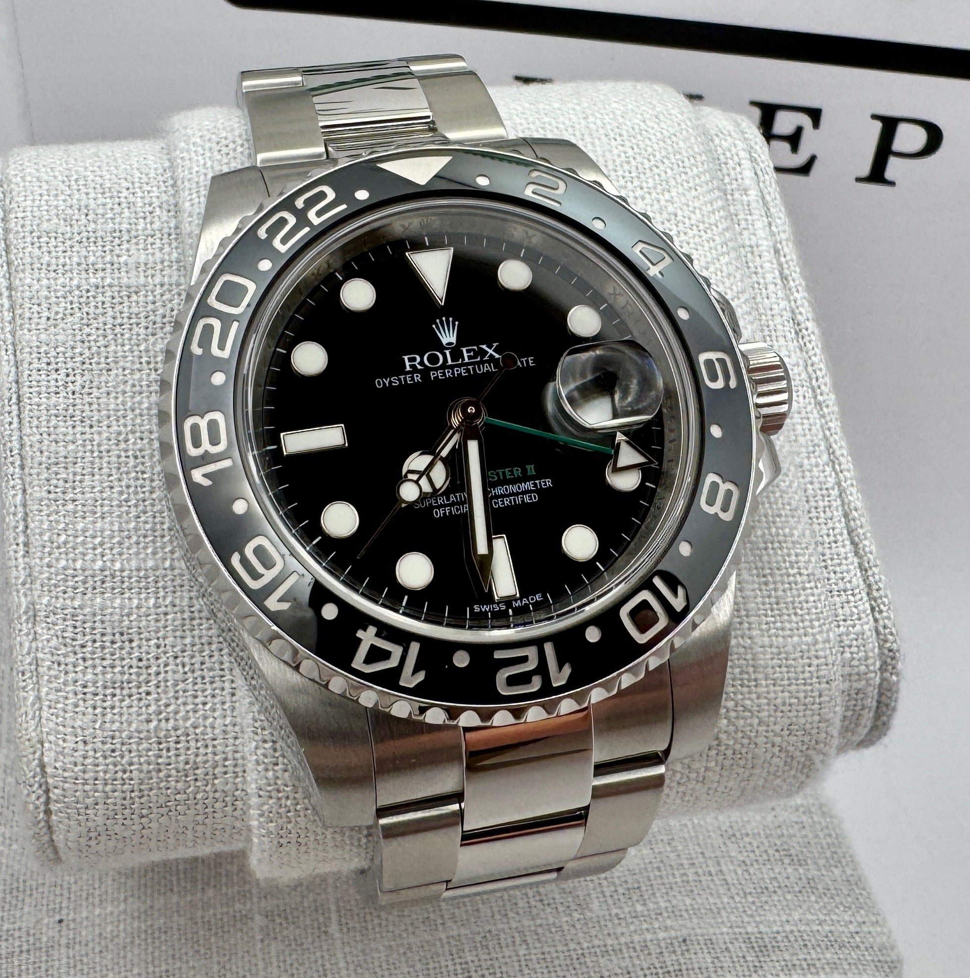 Case #115 — Rolex GMT-Master II “Green Arrow” Ref. 116710LN
