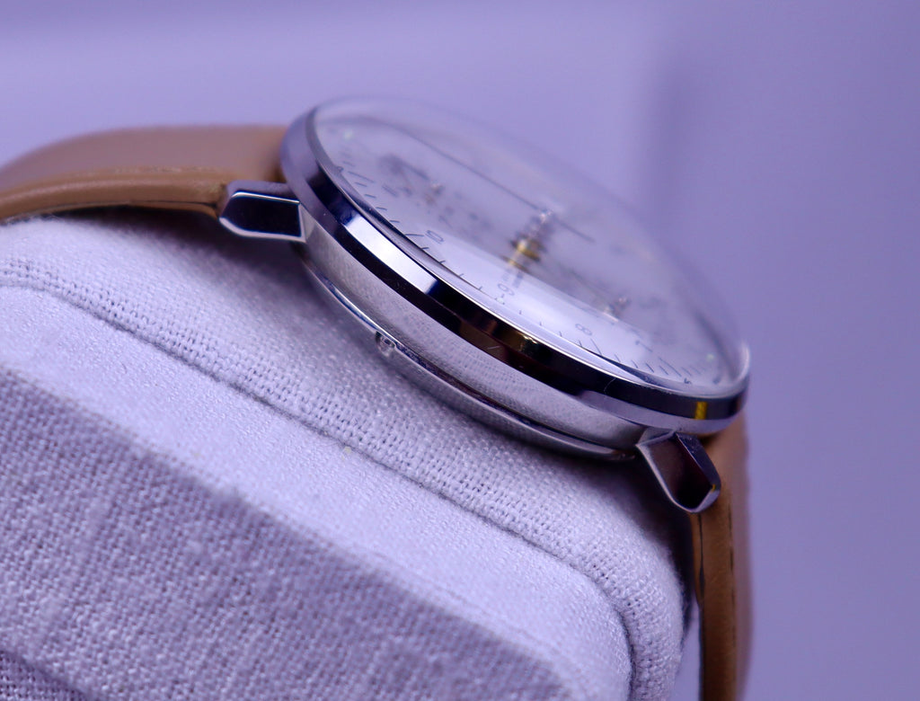 Case #673 — Junghans Max Bill Chronoscope Ref. 027/4502.04