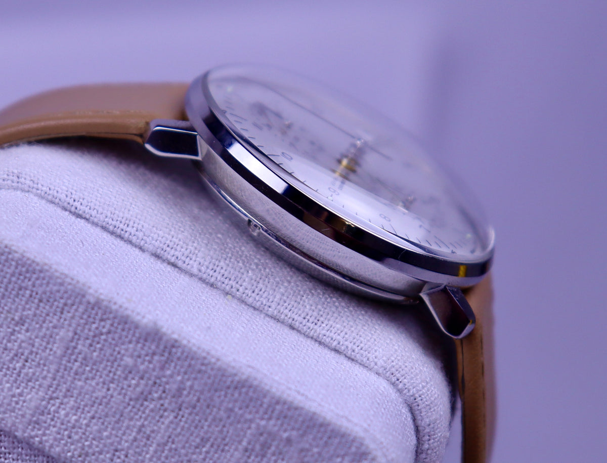 Case #673 — Junghans Max Bill Chronoscope Ref. 027/4502.04