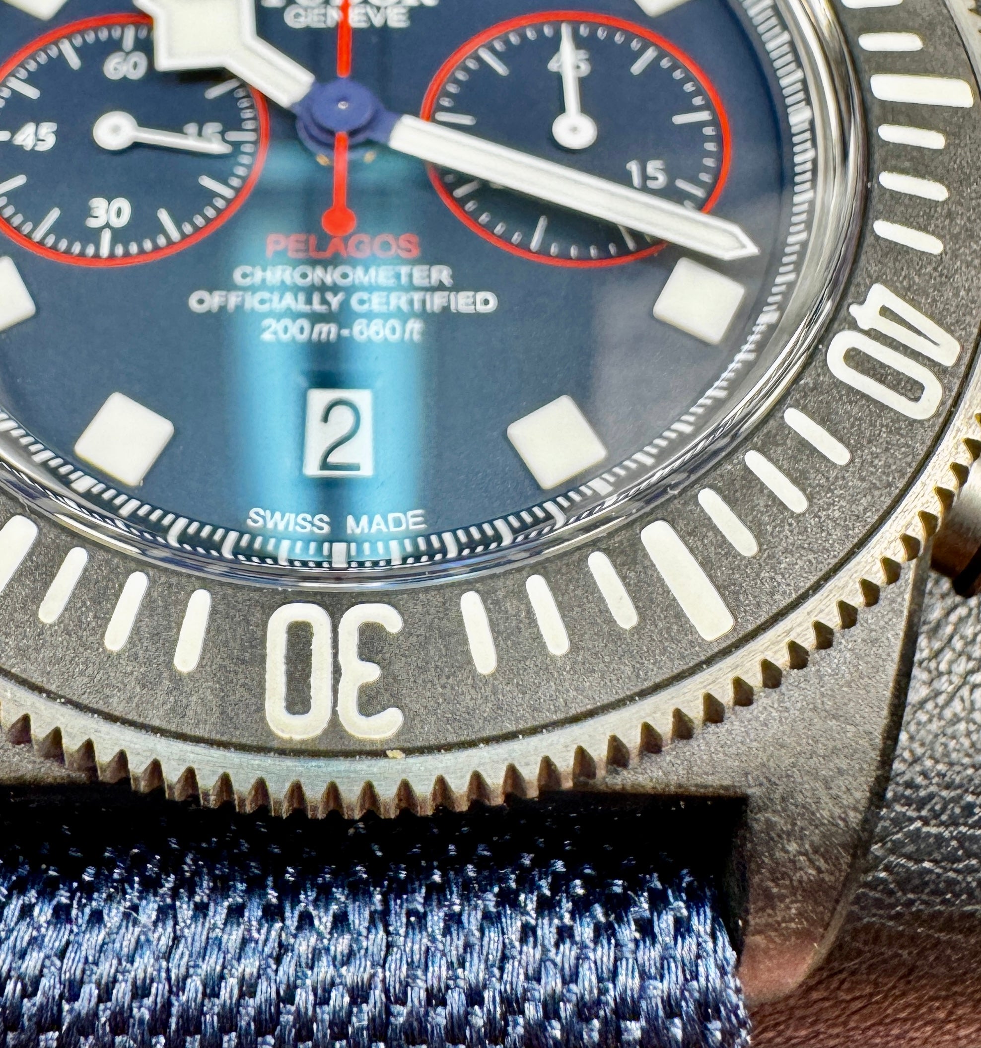 Tudor Pelagos FXD Chrono – Alinghi Red Bull Racing Edition - M25807KN-0001