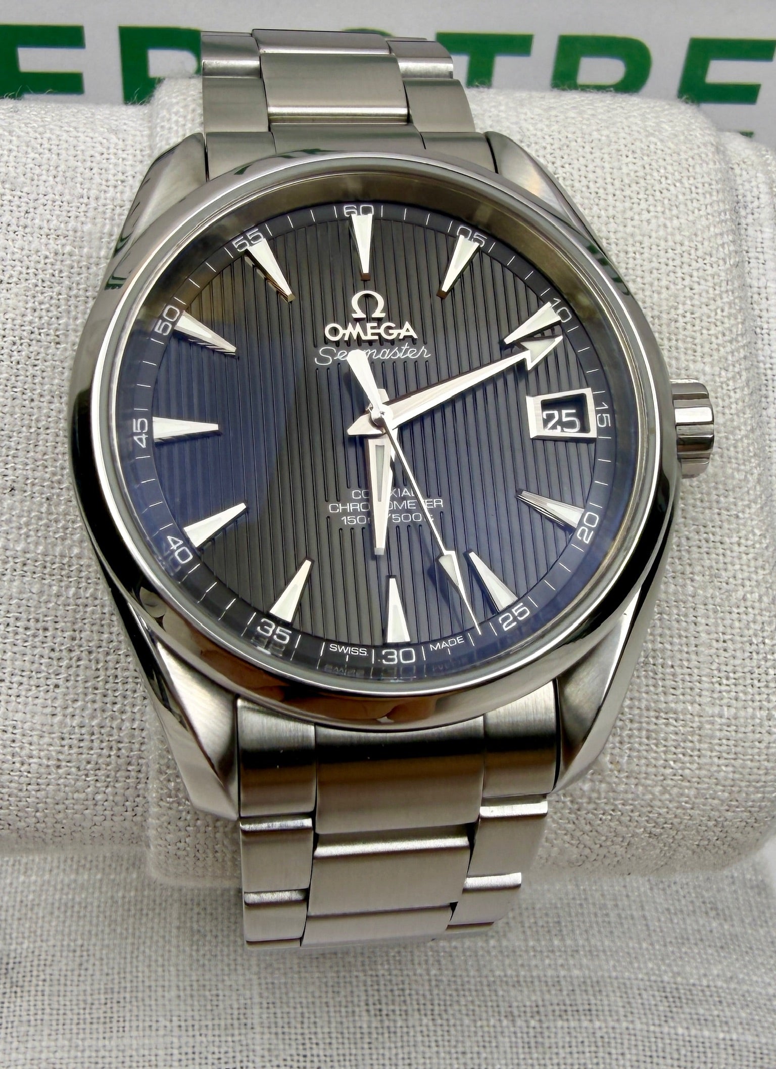 Case #273 — Omega Seamaster Aqua Terra 38.5mm Anthracite Teak Dial