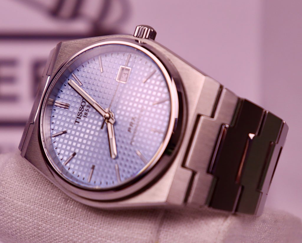 Case #495 — Tissot PRX Auto - Ice Blue Ref. T137407A
