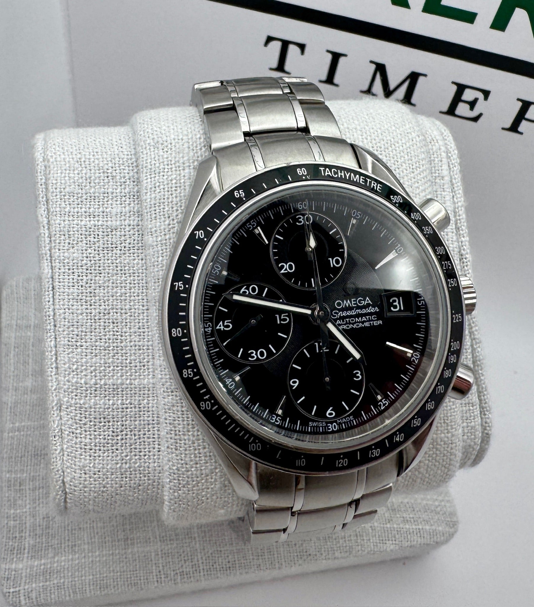 Case #89 Omega Speedmaster Date 3210.50 – Collector’s Grade Full Kit – Excellent Pre-Owned