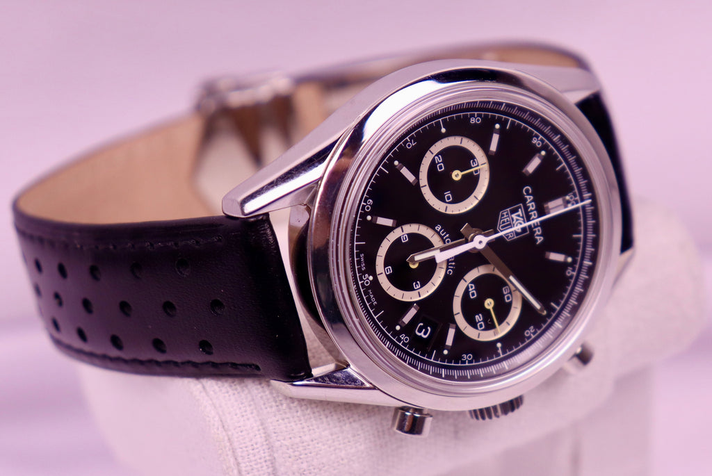 Case #720 — TAG Heuer Carrera Chronograph Black Ref. CV2113