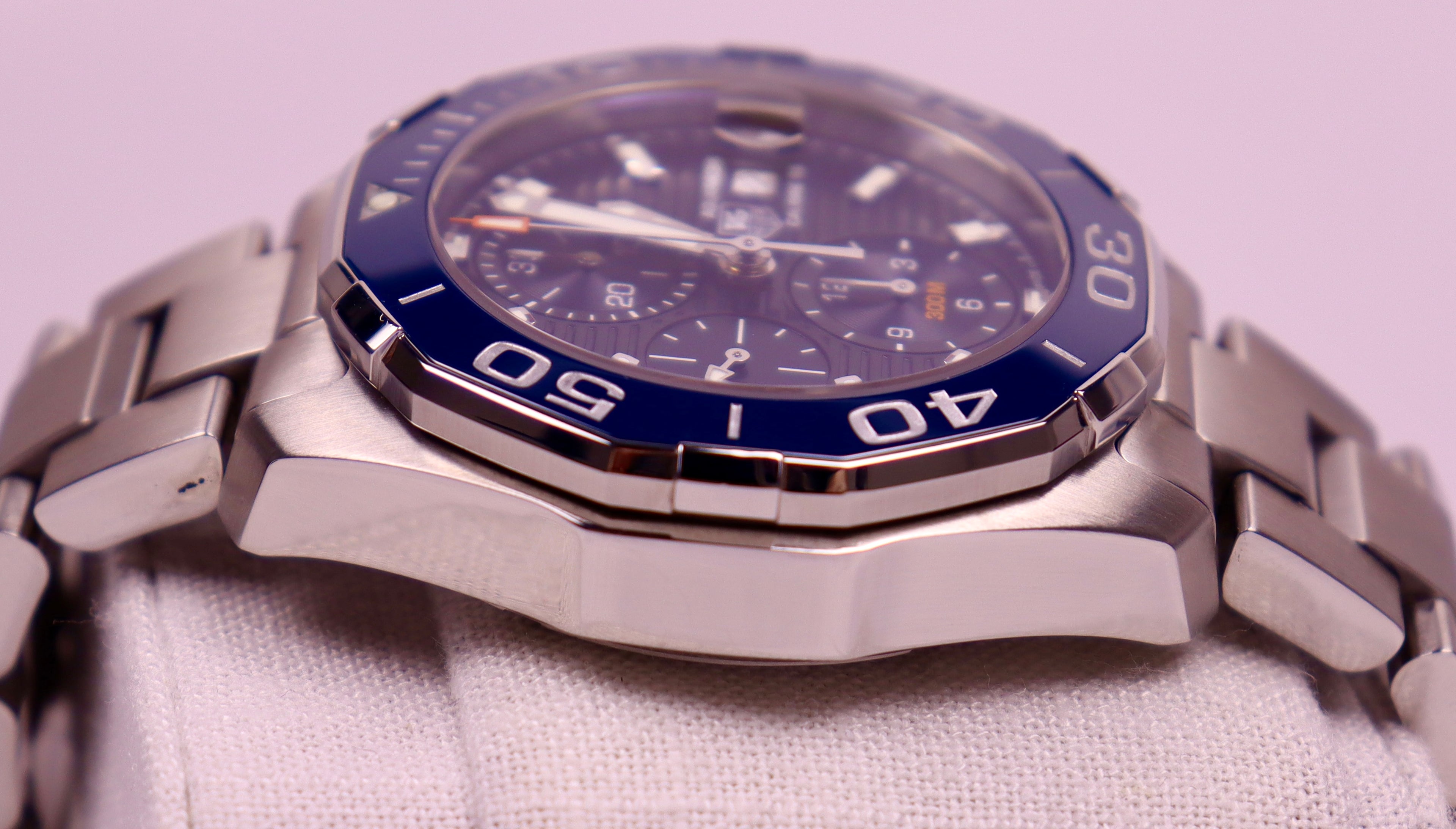 CASE #127 - TAG HEUER AQUARACER CHRONOGRAPH “TRIPLE BLUE” – REF. CAY211B.BA0927
