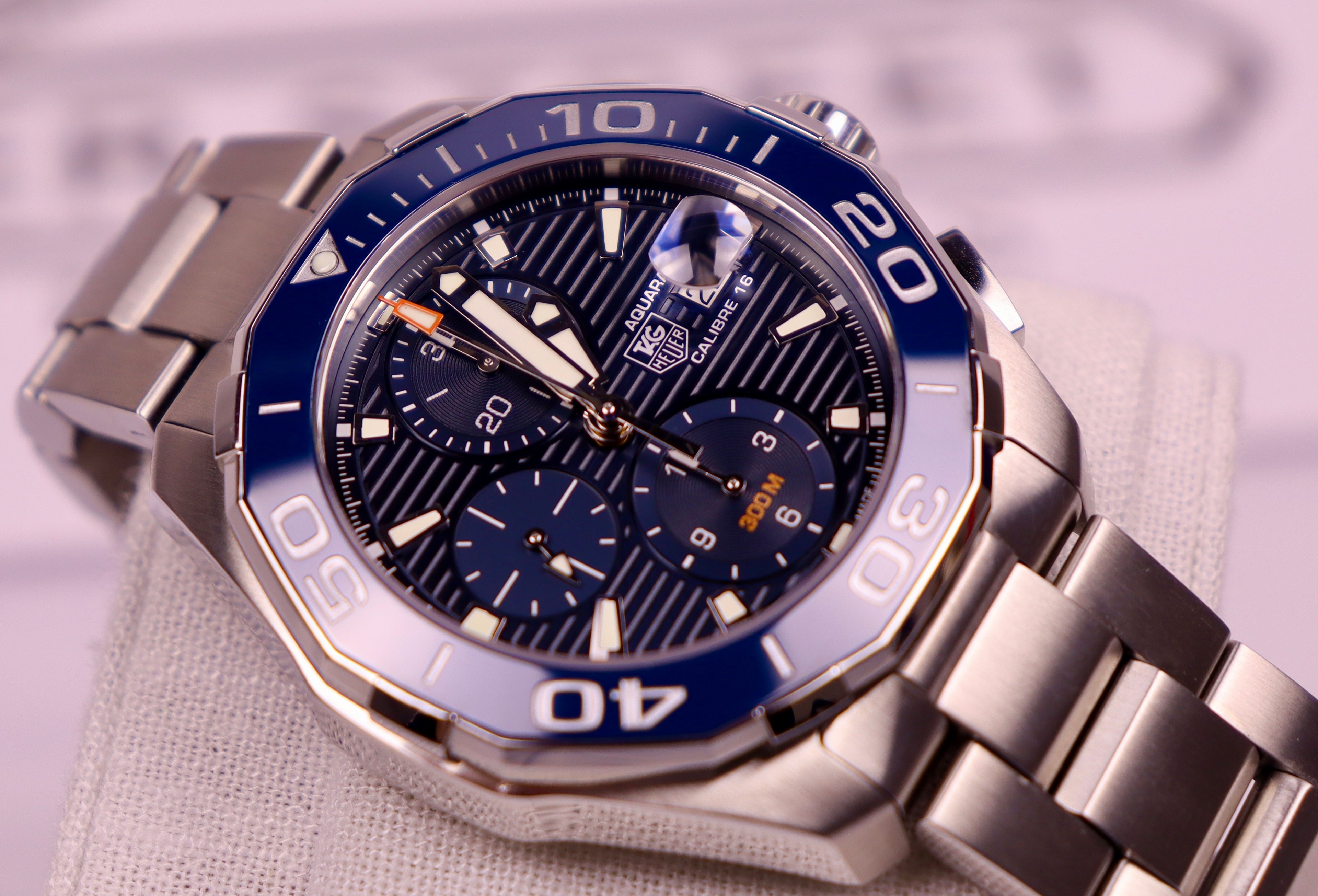 CASE #127 - TAG HEUER AQUARACER CHRONOGRAPH “TRIPLE BLUE” – REF. CAY211B.BA0927