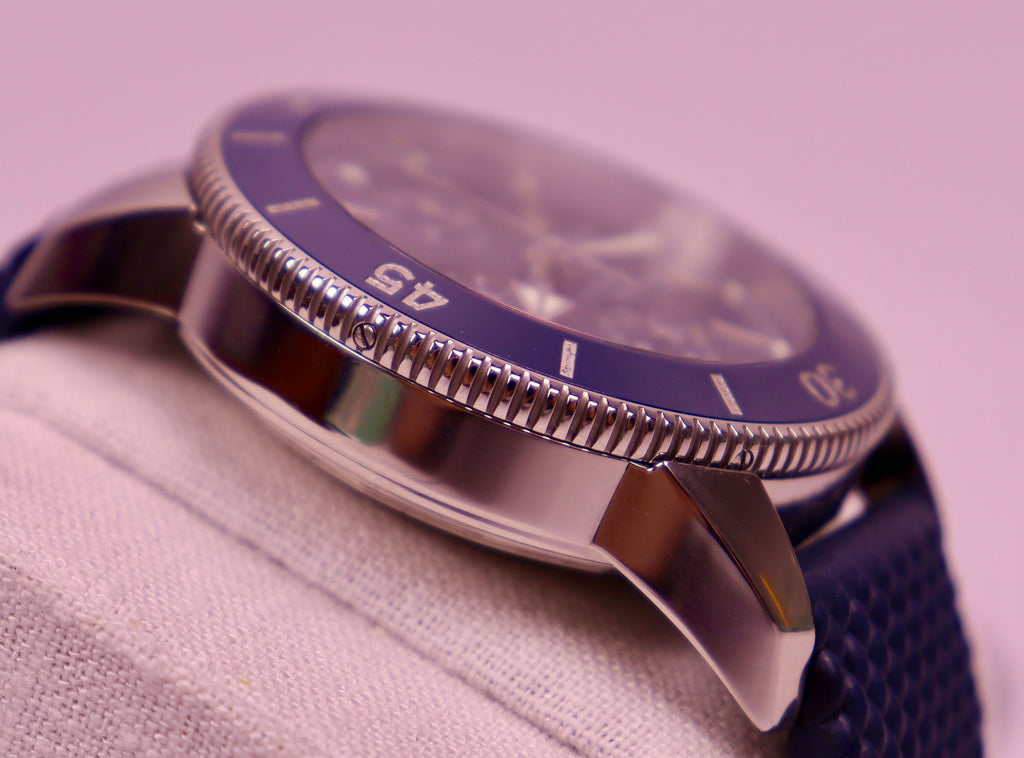 Case #549 — Breitling Superocean Heritage Chrono Blue Rubber Ref. A13313161C1S1