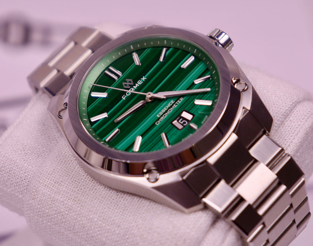 Case #134 — Formex Essence 43 Malachite Chronometer