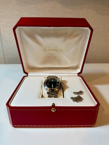 Case #110 — Cartier Pasha 35mm Black Dial Automatic Ref. W31043M