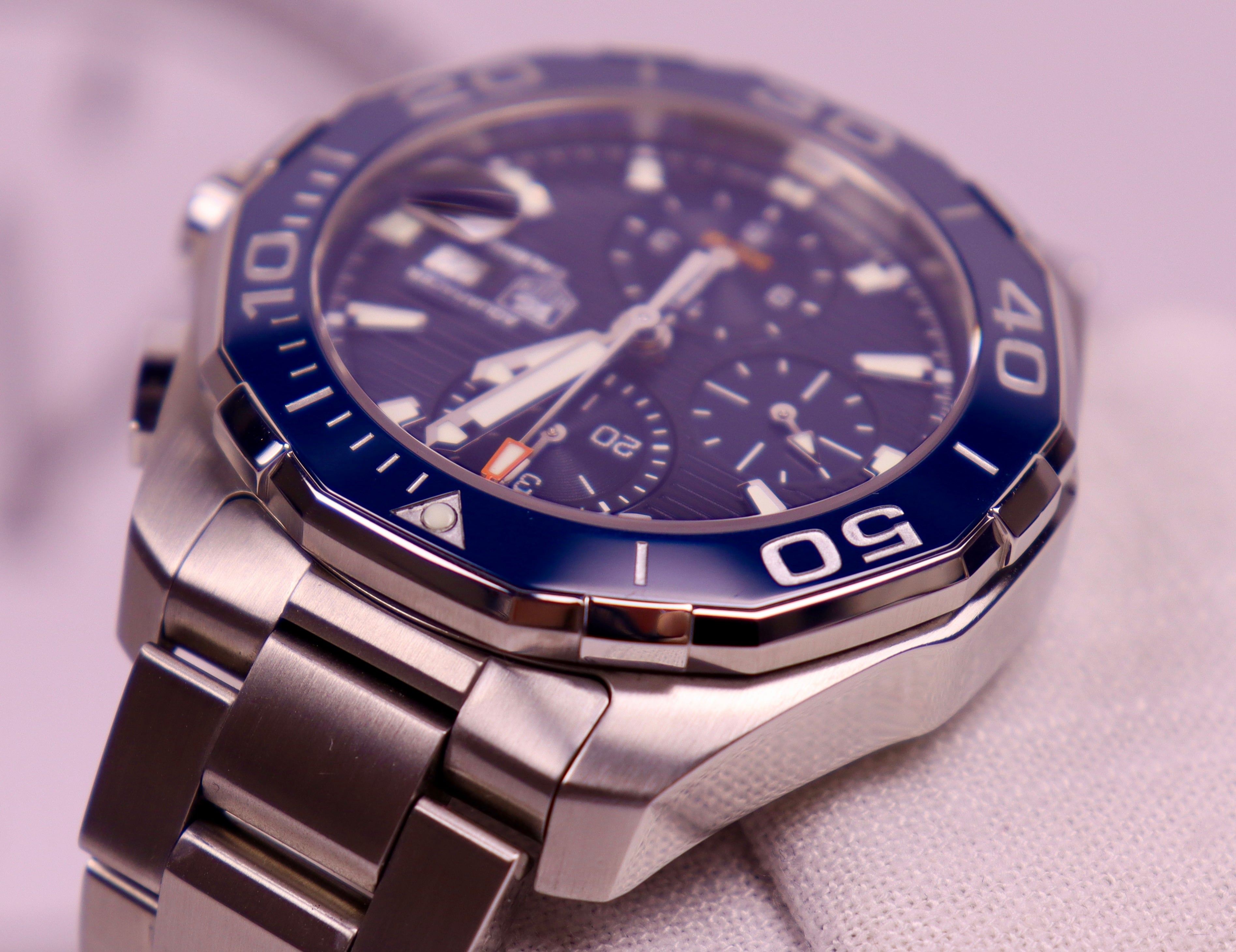 CASE #127 - TAG HEUER AQUARACER CHRONOGRAPH “TRIPLE BLUE” – REF. CAY211B.BA0927