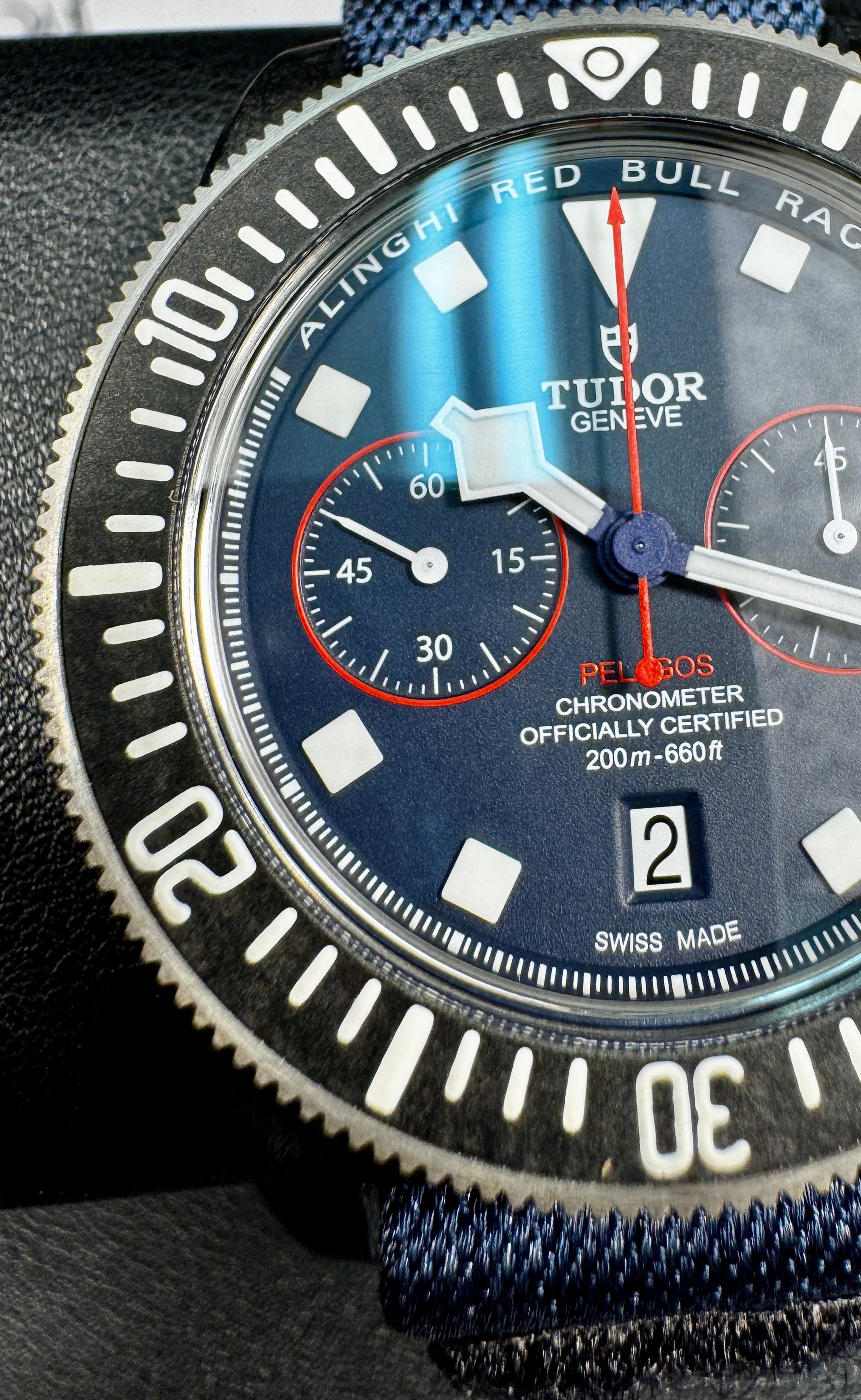 Tudor Pelagos FXD Chrono – Alinghi Red Bull Racing Edition - M25807KN-0001