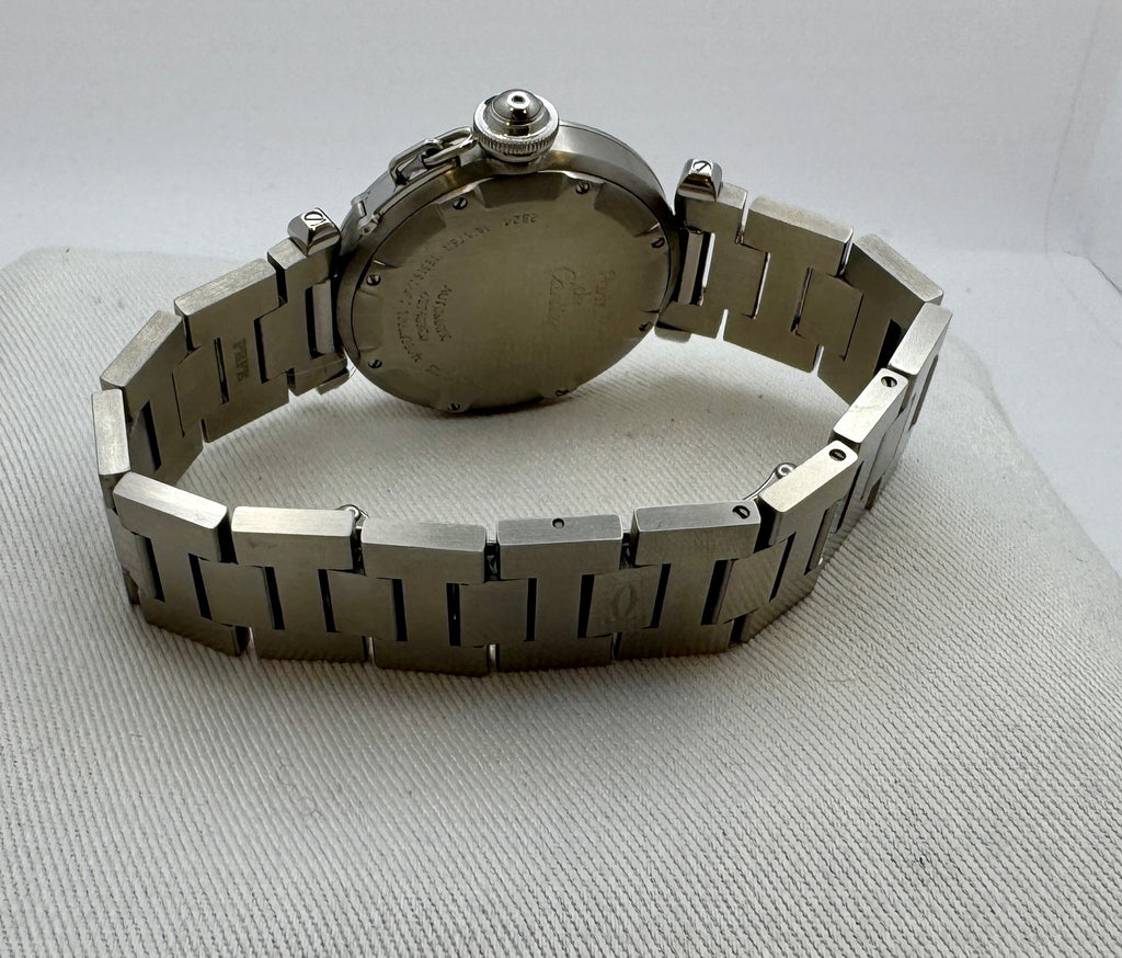 Case #110 — Cartier Pasha 35mm Black Dial Automatic Ref. W31043M