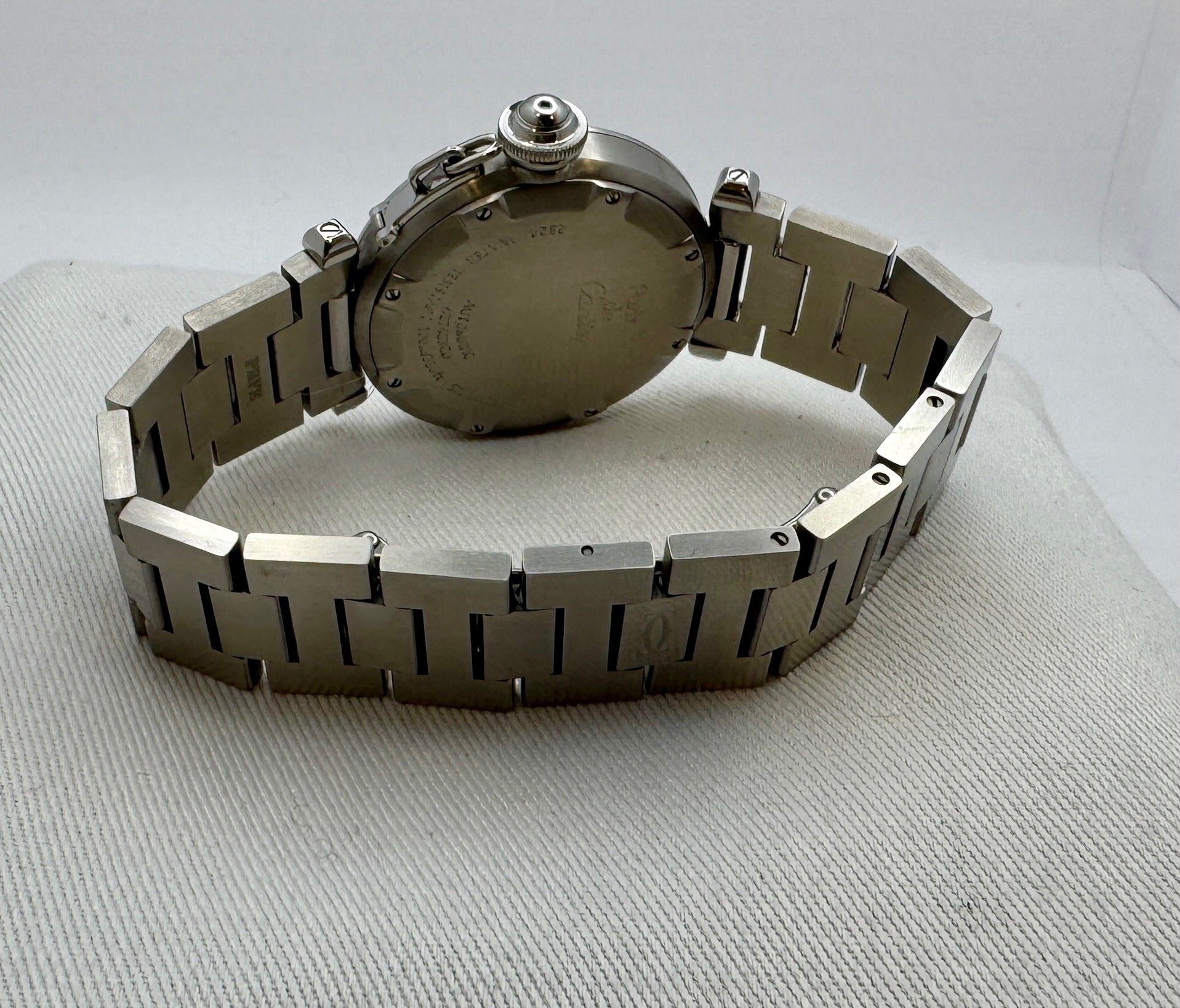 Case #110 — Cartier Pasha 35mm Black Dial Automatic Ref. W31043M