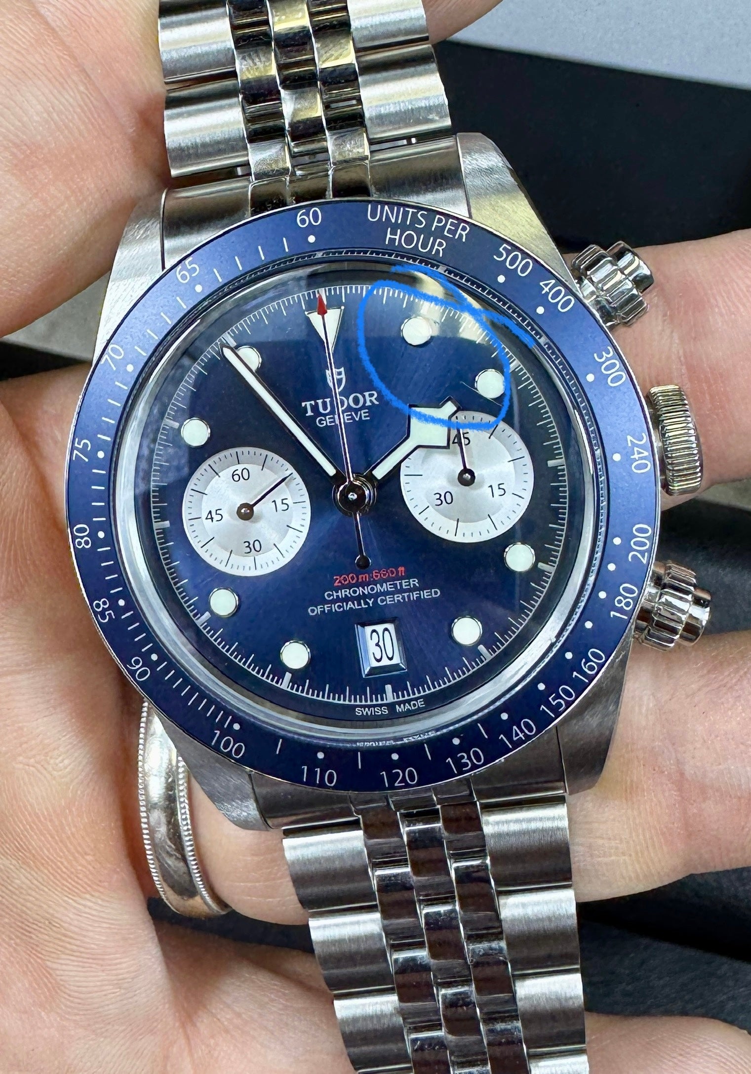 Tudor Black Bay Chrono – Blue Dial - Ref. M79360B-0002