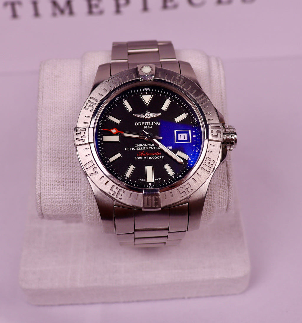 Case #342 — Breitling Avenger Seawolf Black Ref. A17331