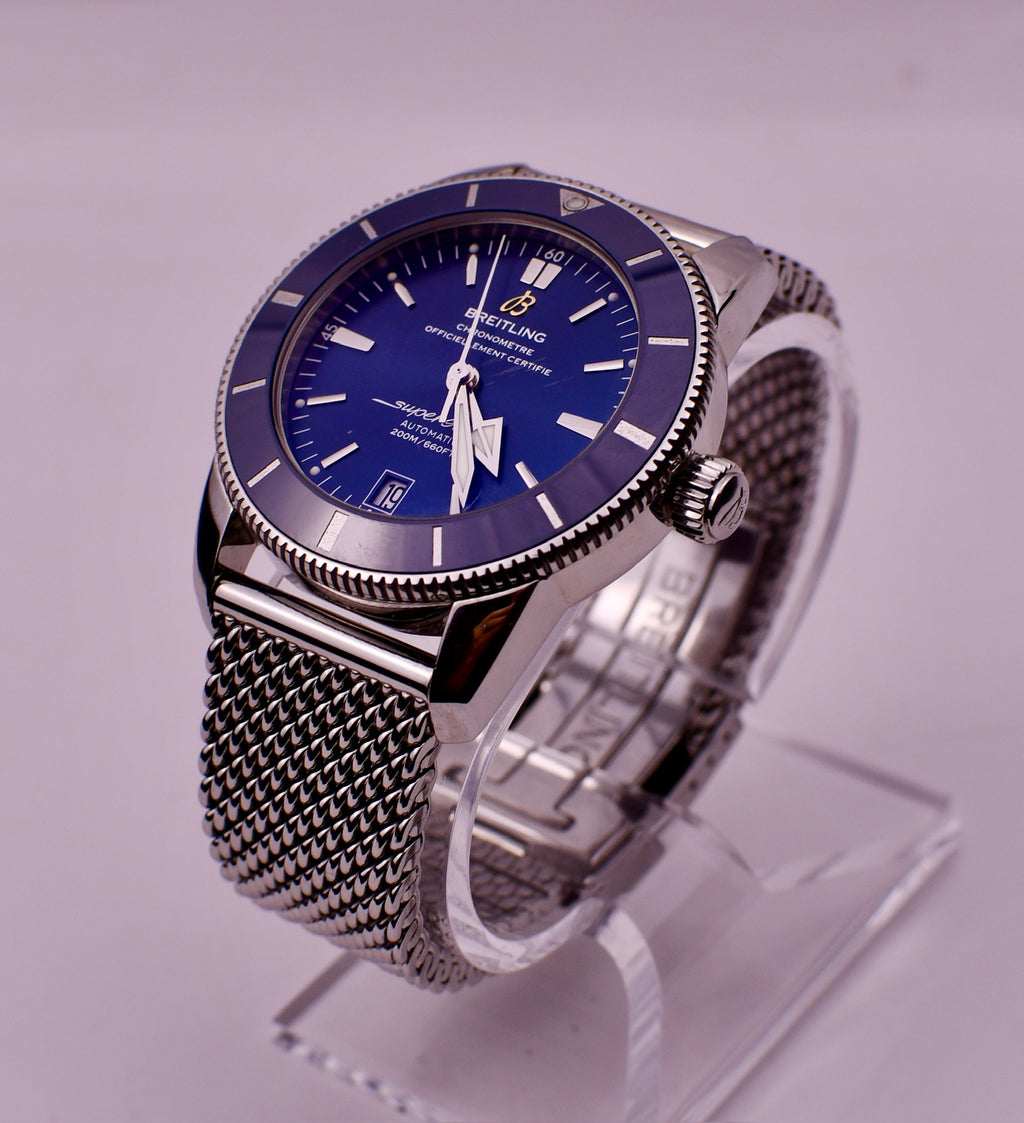 Case #630 — Breitling Superocean Heritage II 42MM (Blue) Ref. AB2010