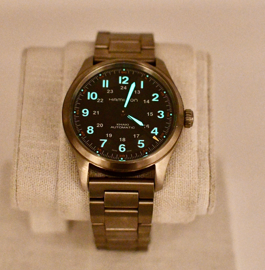 Case #649 — Hamilton Watch Company Khaki Field Titanium 38 Ref. H70205830