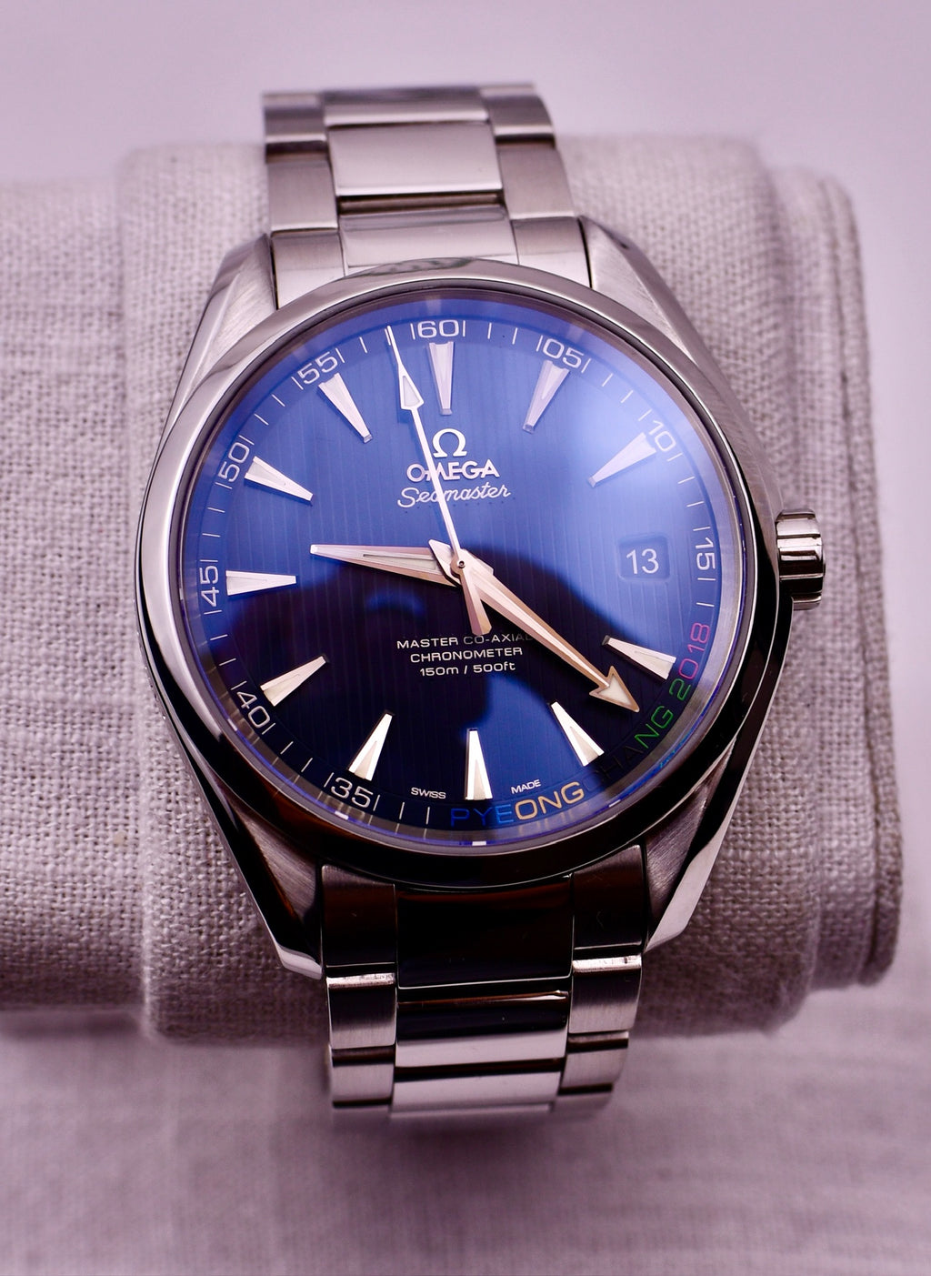 Case #611 — Omega Seamaster AquaTerra Pyeong Chang Olympics Special Edition 66/2018 Ref. 522.10.42.21.03.001