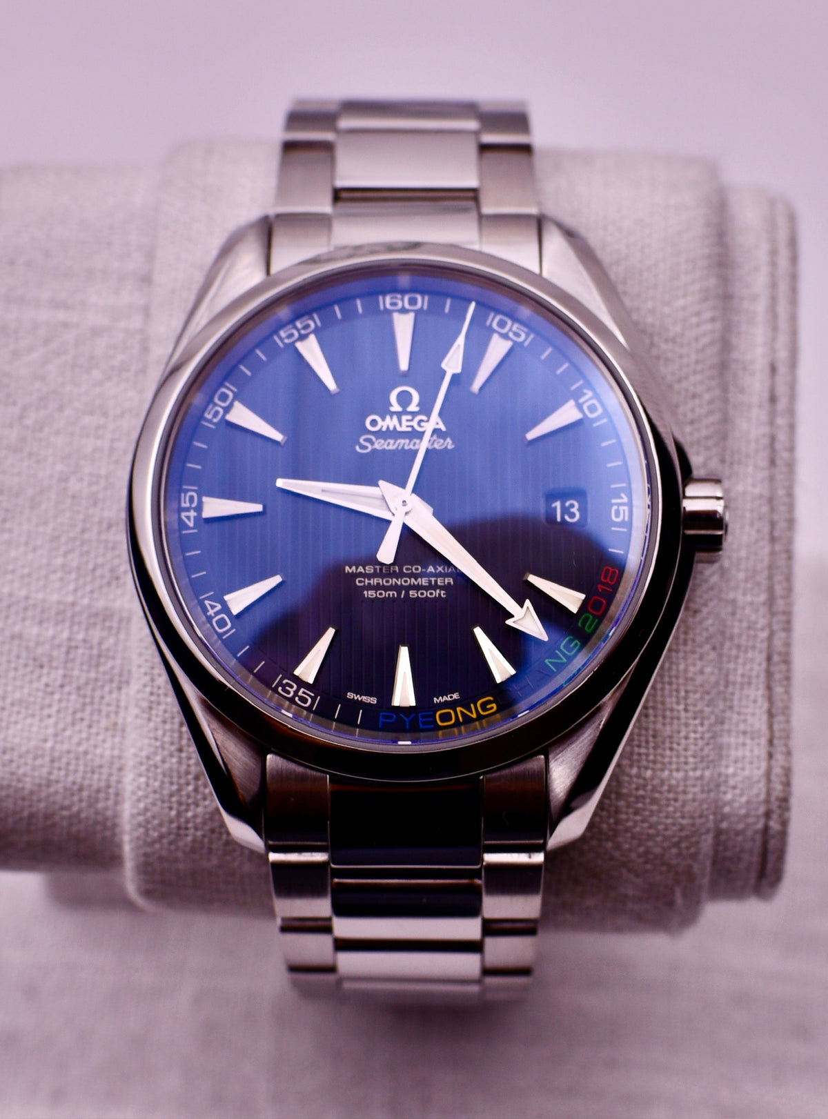 Case #611 — Omega Seamaster AquaTerra Pyeong Chang Olympics Special Edition 66/2018 Ref. 522.10.42.21.03.001