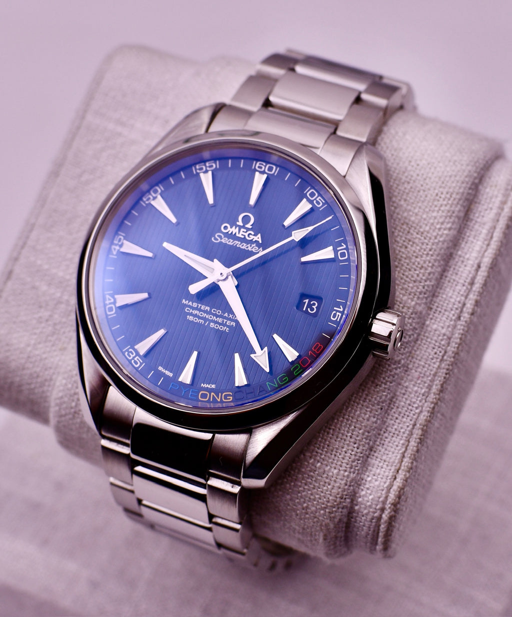 Case #611 — Omega Seamaster AquaTerra Pyeong Chang Olympics Special Edition 66/2018 Ref. 522.10.42.21.03.001