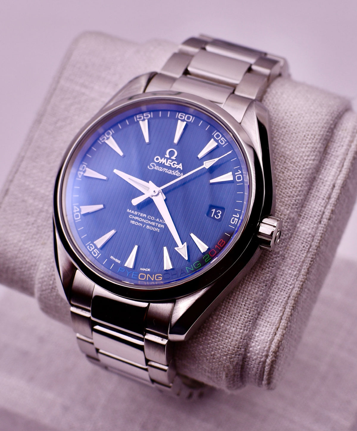 Case #611 — Omega Seamaster AquaTerra Pyeong Chang Olympics Special Edition 66/2018 Ref. 522.10.42.21.03.001