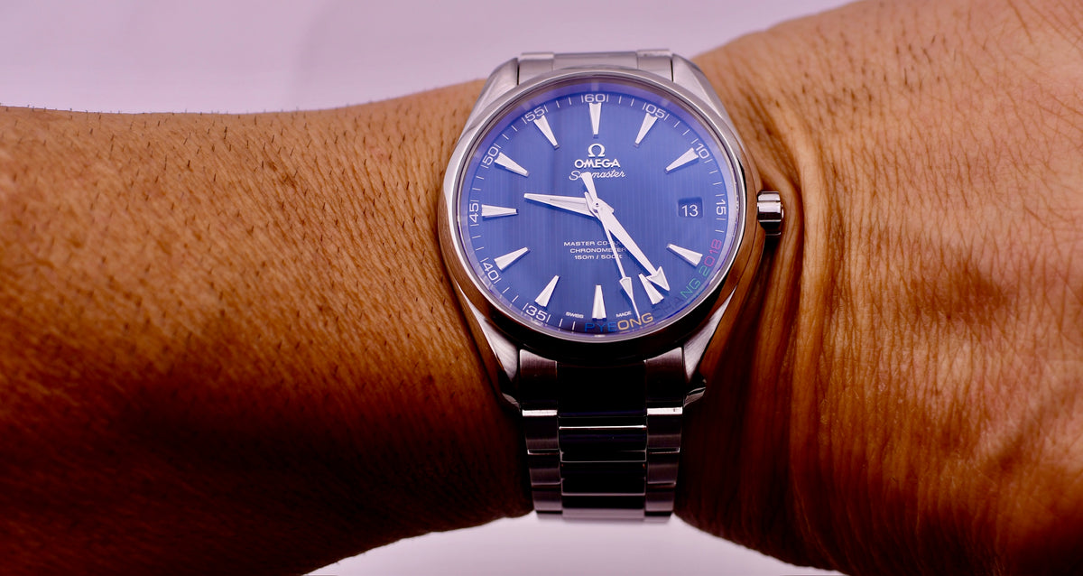 Case #611 — Omega Seamaster AquaTerra Pyeong Chang Olympics Special Edition 66/2018 Ref. 522.10.42.21.03.001