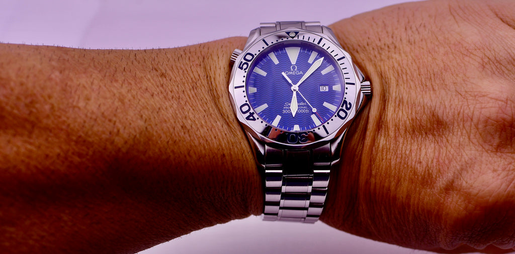 Case #638 — Omega Seamaster Electric Blue Quartz Ref. 2265.80.00