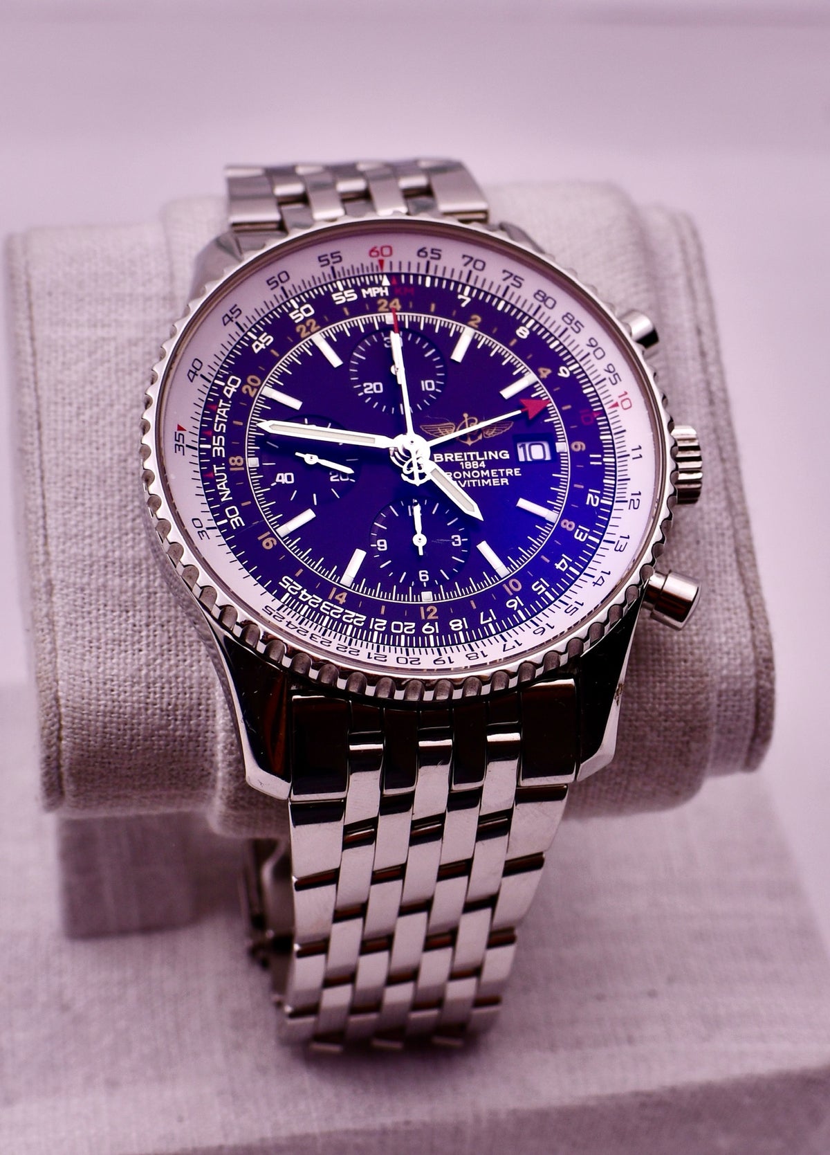 Case #659 — Breitling 46 MM Navitimer GMT "World" Ref. A24322