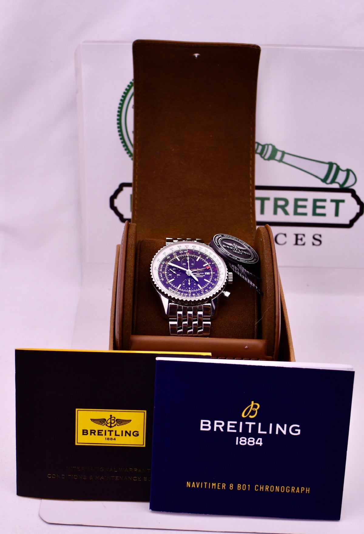 Case #659 — Breitling 46 MM Navitimer GMT "World" Ref. A24322