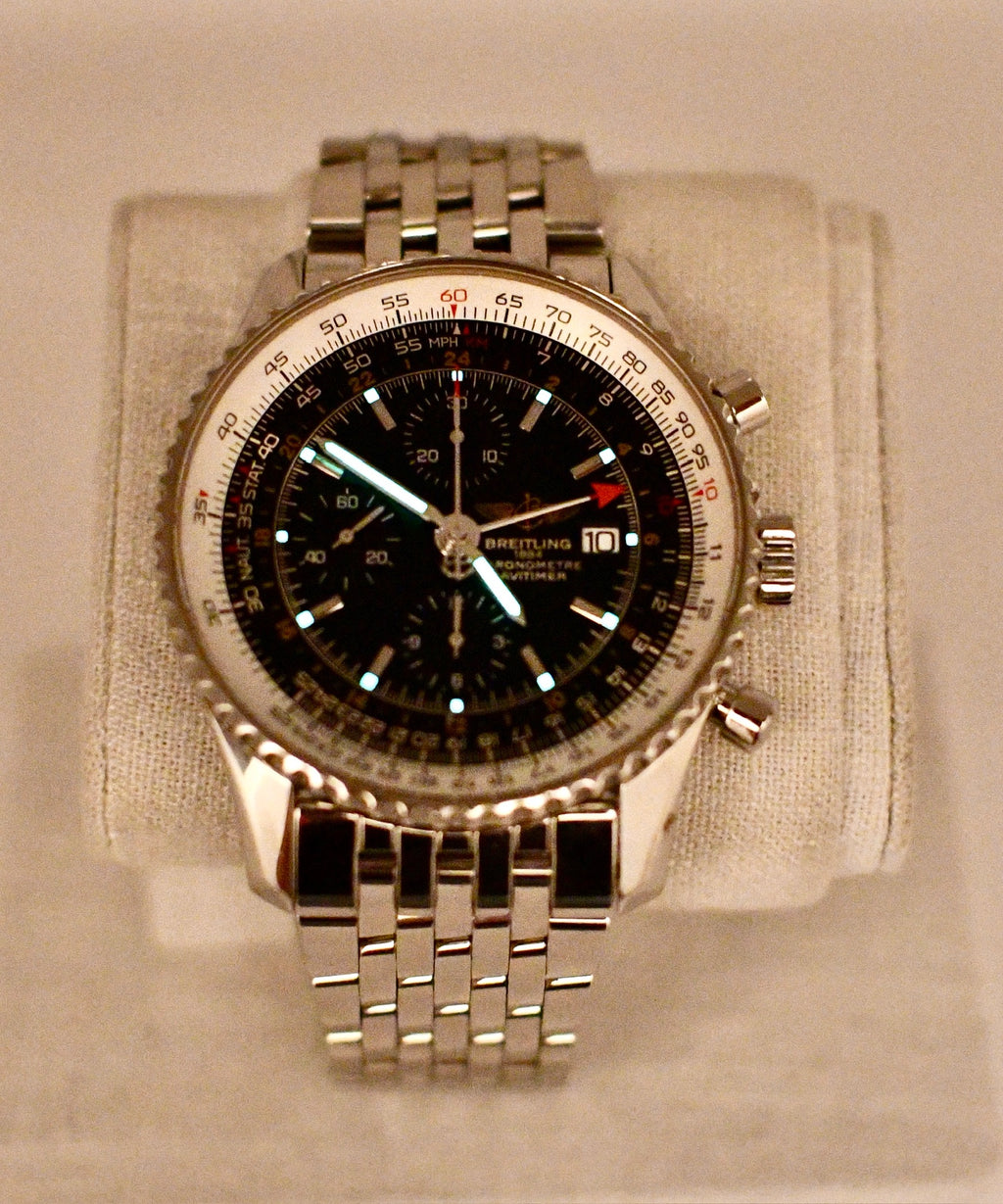 Case #659 — Breitling 46 MM Navitimer GMT "World" Ref. A24322
