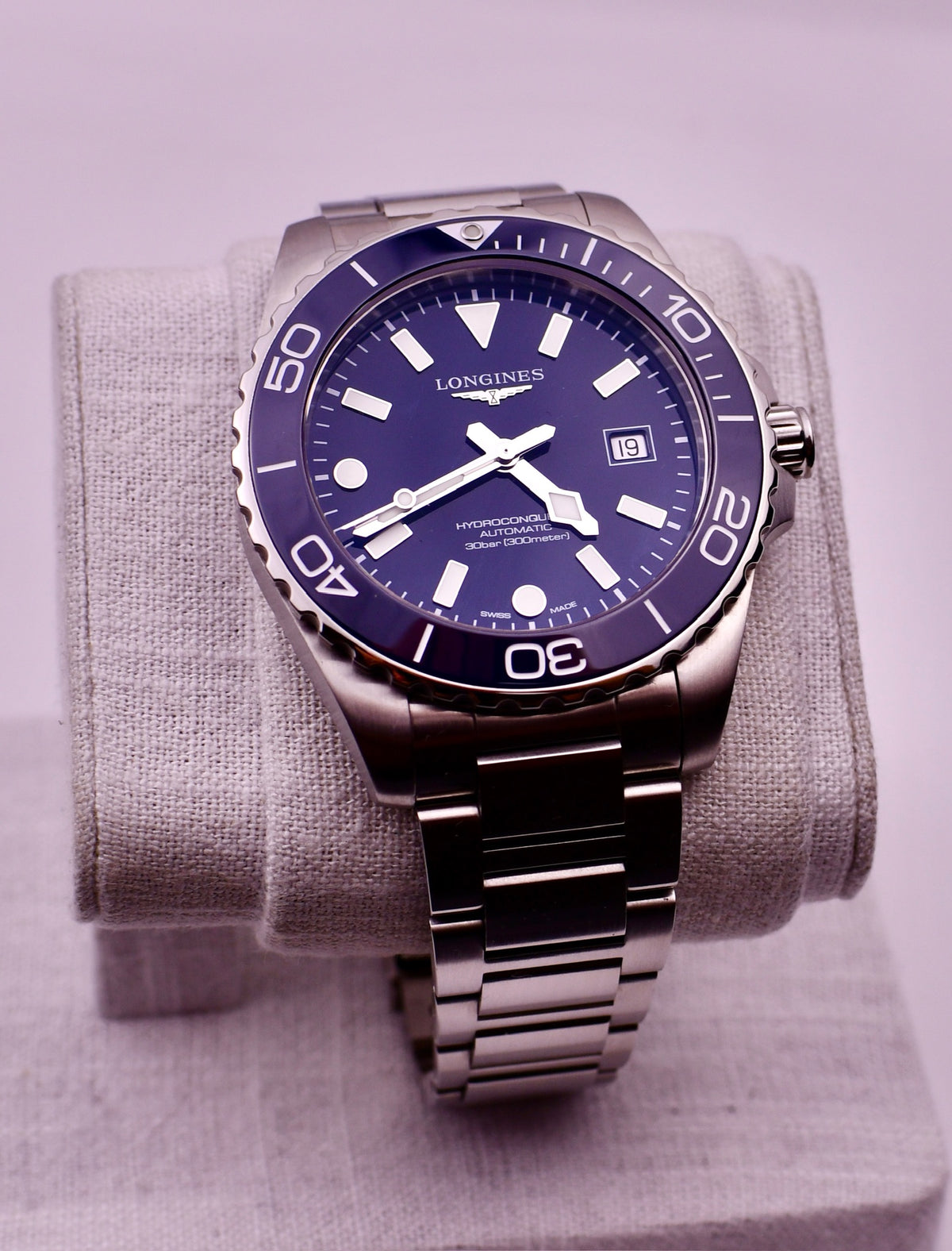 Case #656 — Longines Hydroconquest 41 (Blue) Ref. L3.788.4.96.6