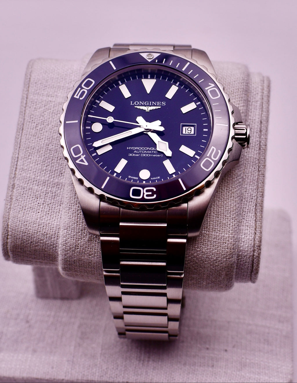 Case #656 — Longines Hydroconquest 41 (Blue) Ref. L3.788.4.96.6