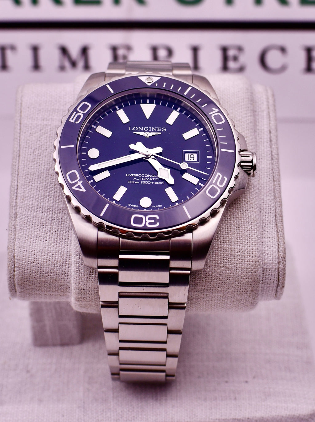 Case #656 — Longines Hydroconquest 41 (Blue) Ref. L3.788.4.96.6