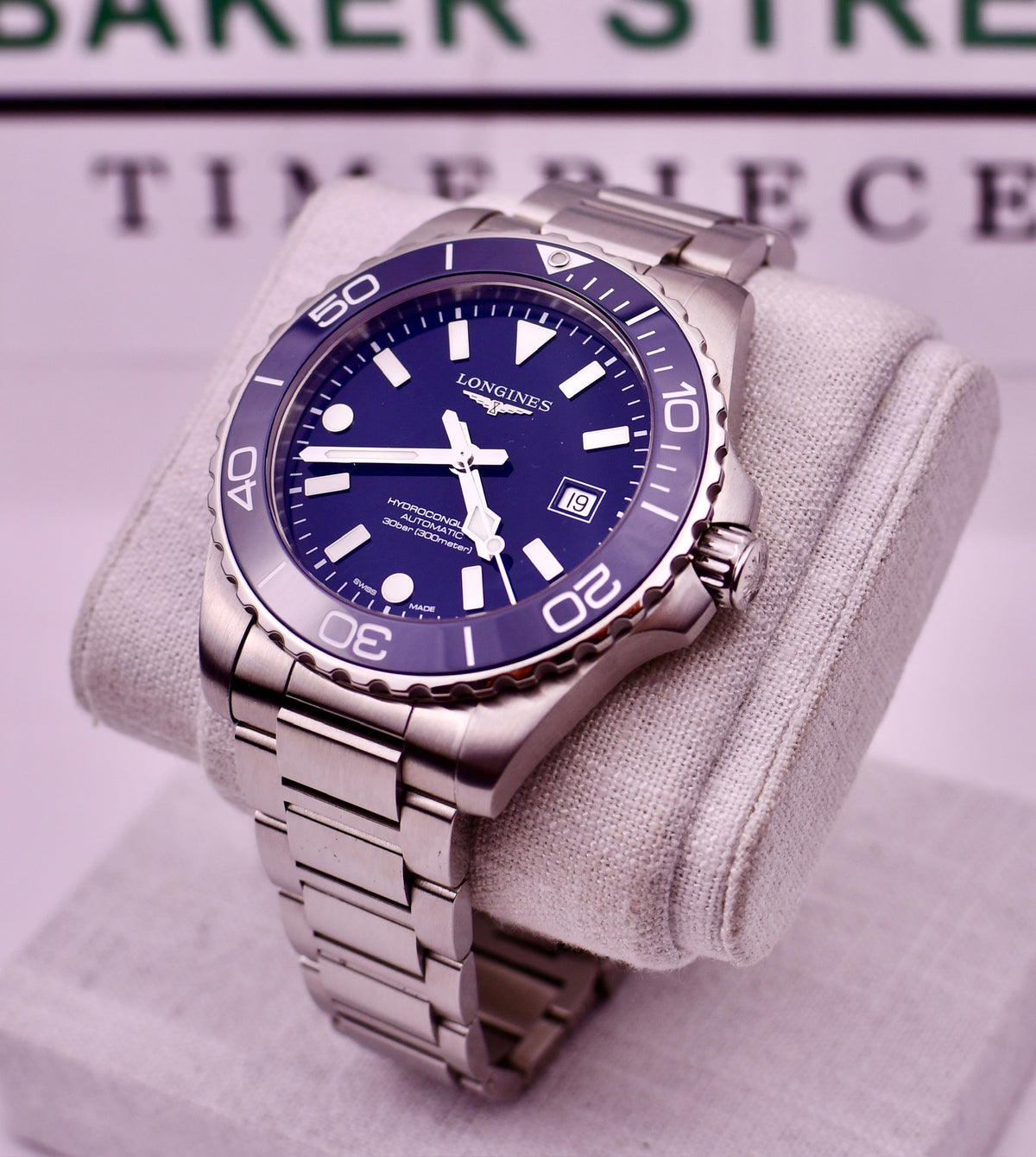 Case #656 — Longines Hydroconquest 41 (Blue) Ref. L3.788.4.96.6