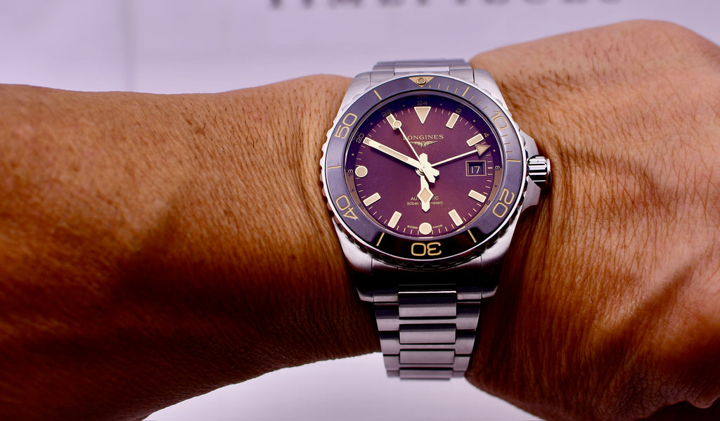 Case #655 — Longines HydroConquest GMT 41 “Rootbeer” Ref. L3.790.4.66.6