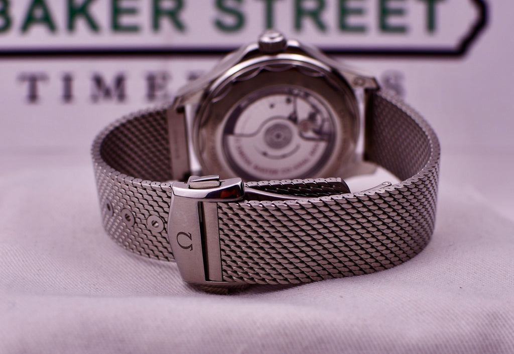 Case #664 — Omega Seamaster Diver 300 (Black/Mesh) Ref. 210.30.42.20.01.010