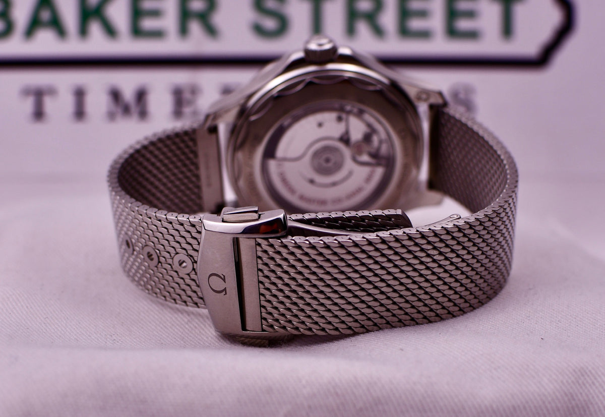 Case #664 — Omega Seamaster Diver 300 (Black/Mesh) Ref. 210.30.42.20.01.010