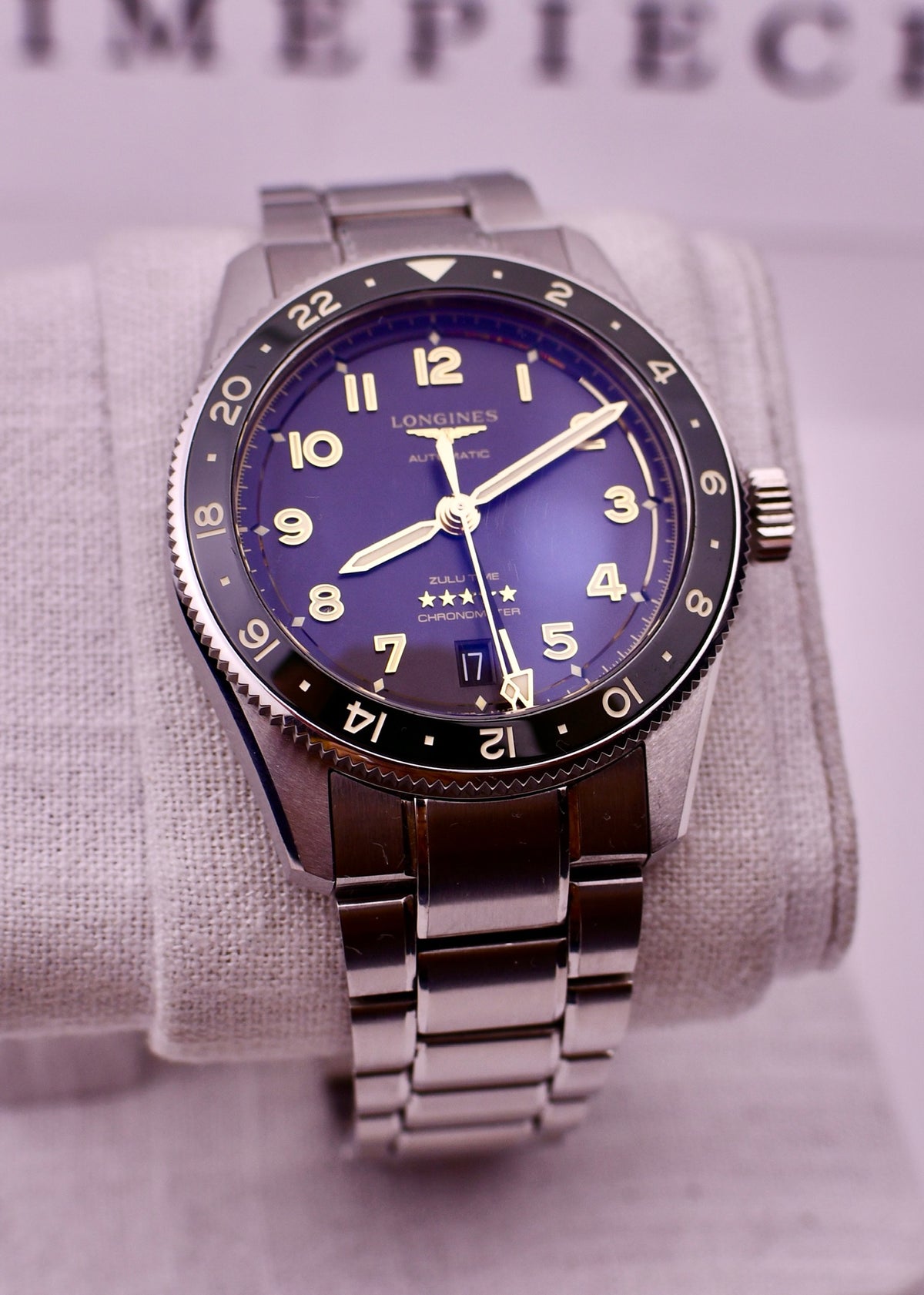 Case #660 — Longines Spirit Zulu Time 39MM Ref. L3.802.4.63.6