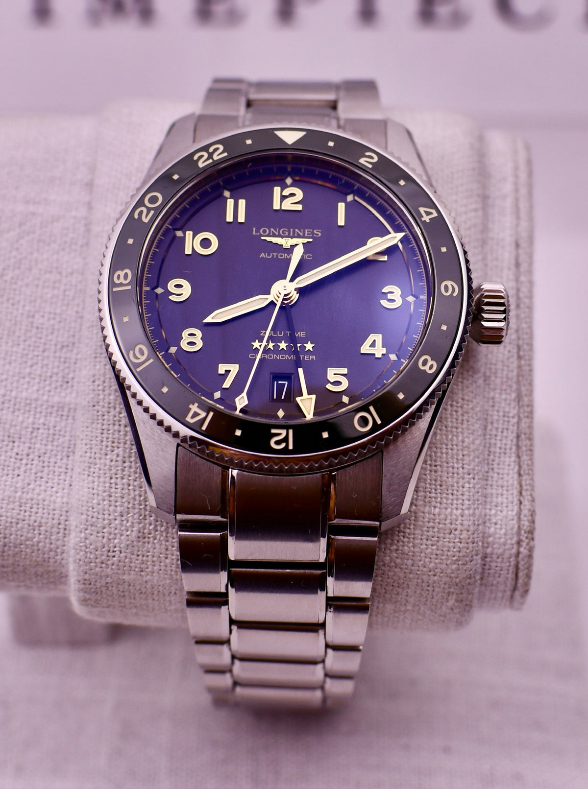 Case #660 — Longines Spirit Zulu Time 39MM Ref. L3.802.4.63.6