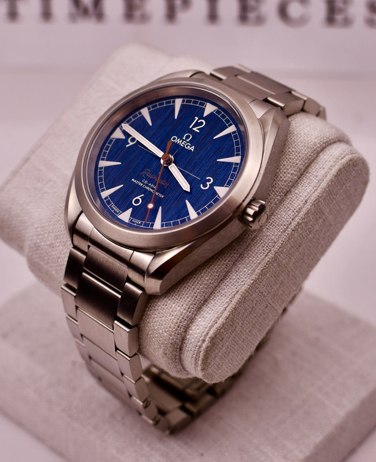 Case #624 — Omega Seamaster Railmaster “Blue Denim” Ref. 220.10.40.20.03.001